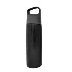 Double Cap 900 ml Steel water Bottle in Glossy Finish with Handel Cap. Good to use for Fridge, School and Outdoor.