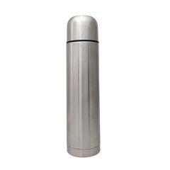 Thermos Flask High Grade, Plain Lid with Bag, 1000 ml, Stainless Steel Double wall