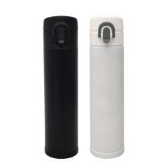 One click open Water Vacuum Insulated Stainless Steel Bottle - 400 ml